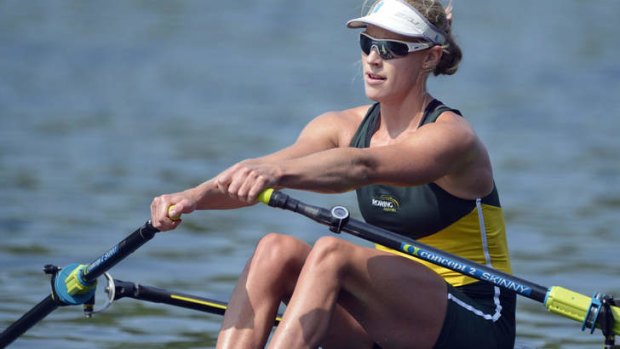 Kim Crow became the first Australian to win a gold medal in the single scull at the world rowing titles in South Korea in August.