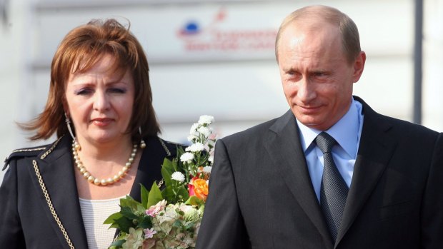 Vladimir Putin and his former wife Lyudmila Putina.