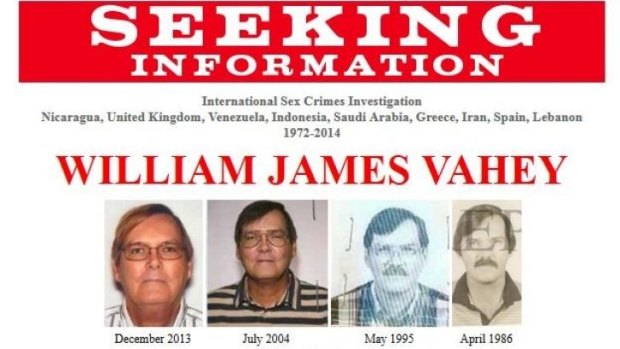 The FBI is seeking the public's assistance to identify alleged victims of a suspected international child predator, William James Vahey, 64, who worked in private schools in nine countries, beginning in 1972.