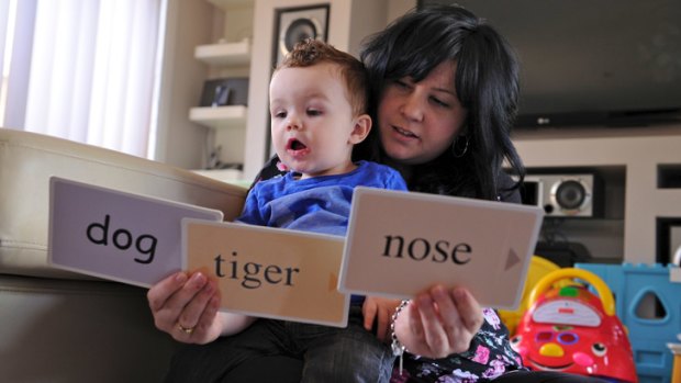 Donna Carthy with her 15-month old son Emmanuel.