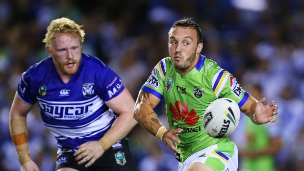 Raiders hooker Josh Hodgson is in doubt to face the Sharks on Sunday.