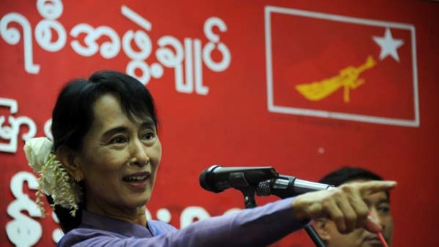No harm done ... Aung San Suu Kyi said sanctions are fine.