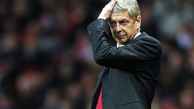 Criticised ... Arsenal manager Arsene Wenger.