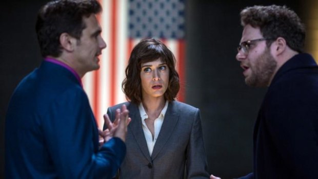 Limited release: <i>The Interview</i> stars James Franco, Lizzy Caplan and Seth Rogen.