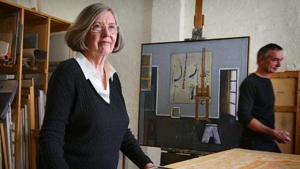 Fred Williams's art executor, wife Lyn.