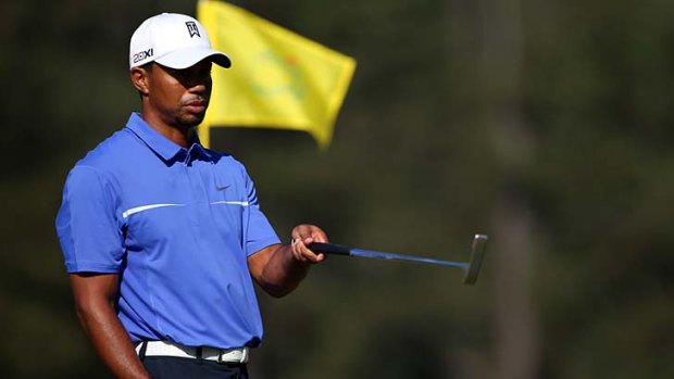 Tiger Woods at Augusta.