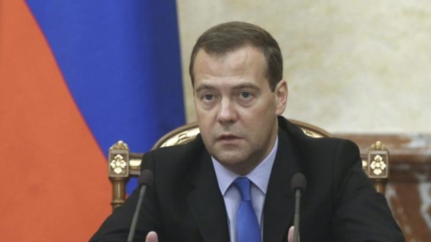 Russian PM Dmitry Medvedev: US sanctions are 'evil'.