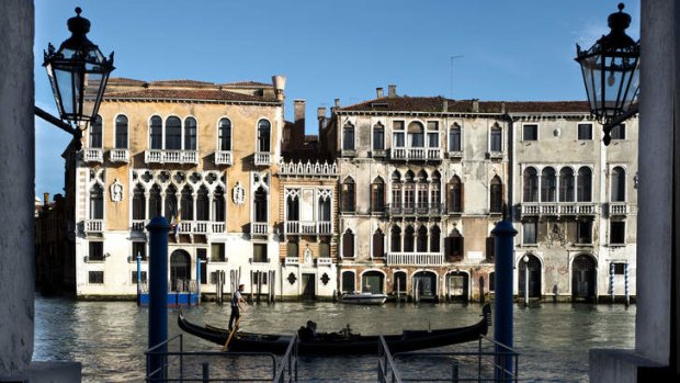The Aman Canal Grande exterior, Venice.