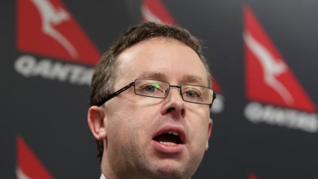 Qantas CEO Alan Joycehas announced that 500 jobs would be shed at the airline to stem a profit decline.