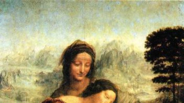 Leonardo da Vinci's The Virgin and Child with Saint Anne.