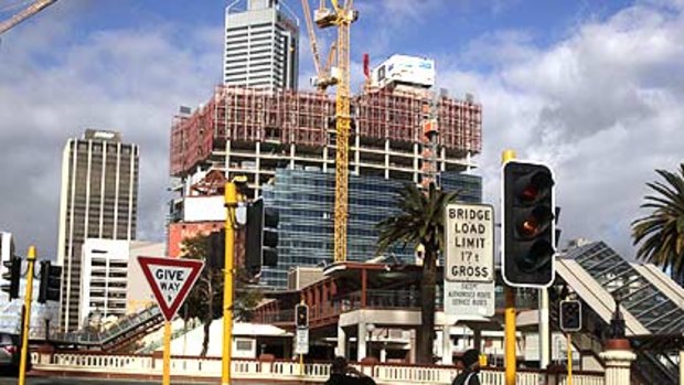 Perth's Raine Square building ... will it ever be finsihed?