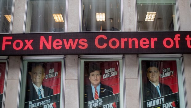 Bill O'Reilly's poster was still hanging outside News Corp headquarters in New York last week.