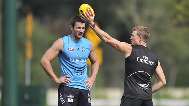 Estranged: Darren Jolly and Nathan Buckley.