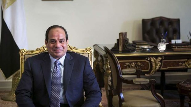 "We will not interfere in judicial rulings": Egyptian President Abdel Fattah al-Sisi.