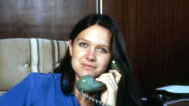 Once upon a time: A young Gina Rinehart.  