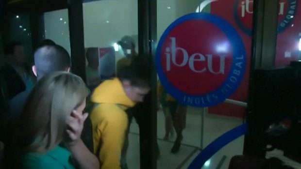 Ten Australian athletes were released after being detained by Brazilian police overnight.