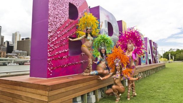 Brazilian dance troupe Paradiso get set to samba during G20 Cultural Celebrations.