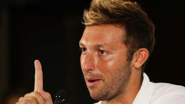 Ian Thorpe announces his return to swimming for the 2012 London Olympic Games.