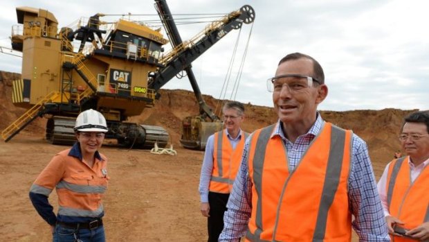 "Coal is essential for the prosperity of Australia": PM Tony Abbott.