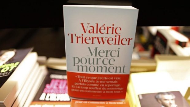 Best-seller ... The 320-page book "Merci Pour Ce Moment" (Thank You For This Moment), written by French President Francois Hollande's former partner Valerie Trierweiler.