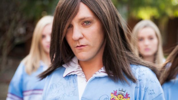 'Mean girl': <i>Ja'mie: Private School Girl</i> starring Chris Lilley has won little fans in the US.