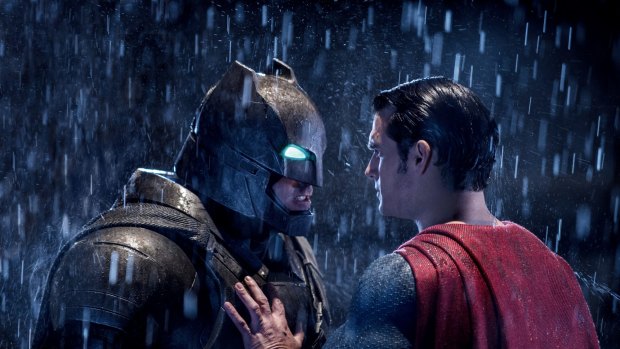 Flawed on many levels ... Ben Affleck and Henry Cavill in <i>Batman v Superman: Dawn of Justice</i>. 