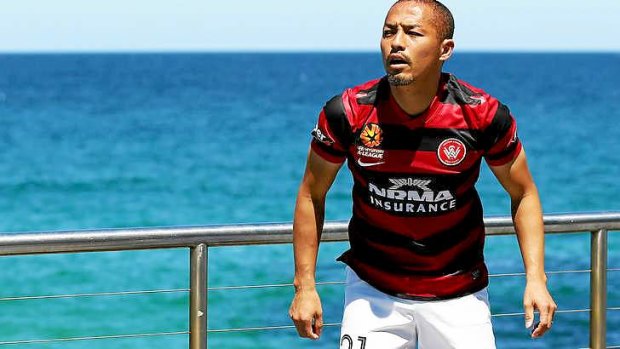 The face of summer: Shinji Ono of the Western Sydney Wanderers.