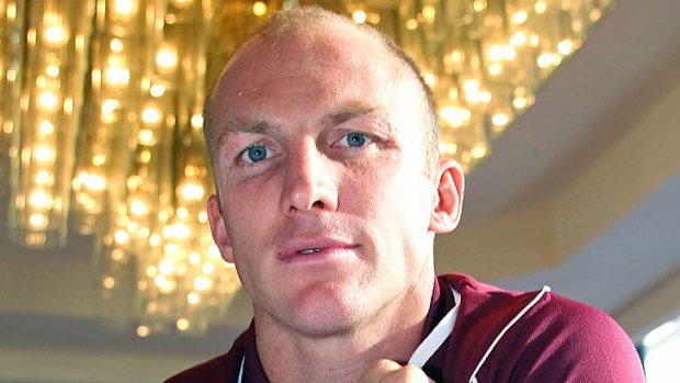 Darren Lockyer ...looking for the perfect send-off to his glorious Queensland career - another State of Origin series sweep.