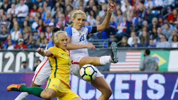 Tameka Butt scored the only goal of the match in the historic win over the USA.