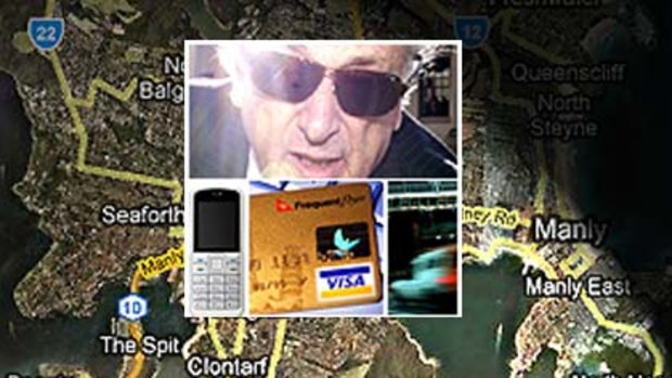 Marcus Einfeld was tracked by police across Sydney using his credit card, mobile phone and e-tag.