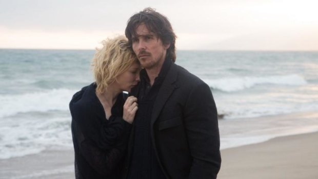 Cate Blanchett and Christian Bale in Terrence Malick's <i>Knight of Cups</i>.