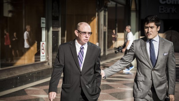 Keith Hunter, left, former head of IT delivery services at CBA, was in December 2016 sentenced to 3½ years in prison for his receipt of bribes.
