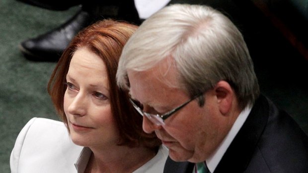 Kevin Rudd's only option is to sit pat and to wait to see if the leadership comes to him.