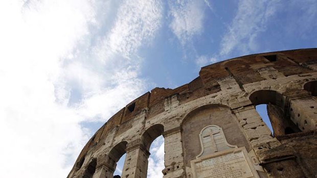 Iconic ... Rome's Colosseum.