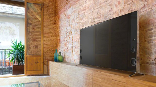 Looking good in the house: Sony's ultra high definition TV. 