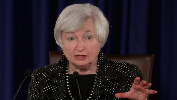 US Federal Reserve chair Janet Yellen.