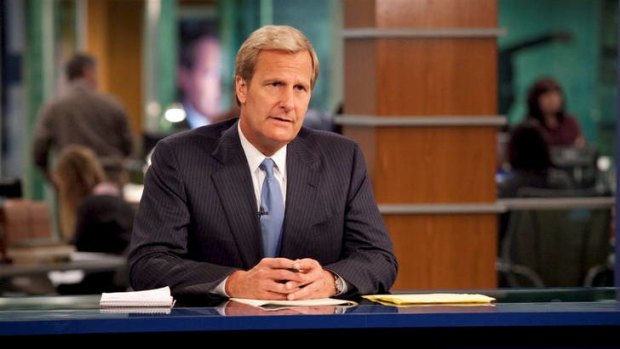 Leading man ... Jeff Daniels sinks his teeth into the role of news anchor Will McAvoy.