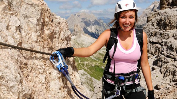 Onward and upward: Hiking and climbing in the Dolomites.