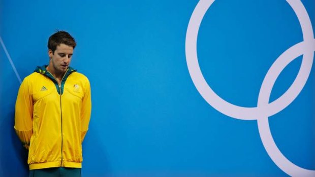 Poor show: Australians such as James Magnussen floundered in the pool at the London Olympics.