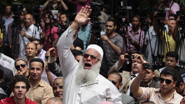 Supporters of Presidential candidate Ahmed Shafiq.