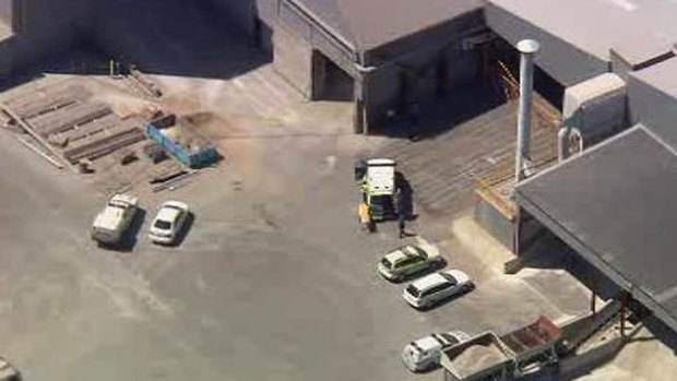 An aerial picture of the factory. <i>Photo:Channel Ten</i>