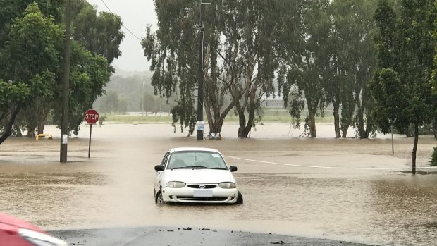 Gold Coast police are warning motorists to stay out of flood waters.