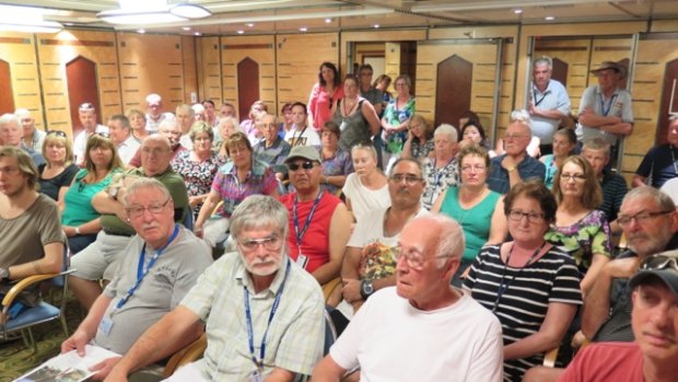 Bemused passengers were non-plussed by the Port Hedland stop-off.