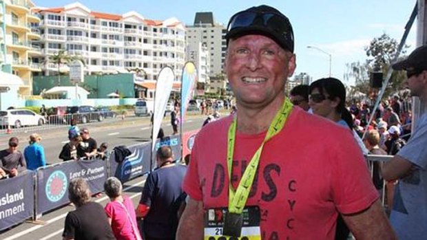 Matt Golinski completed the half marathon at the 2013 Sunshine Coast Marathon.