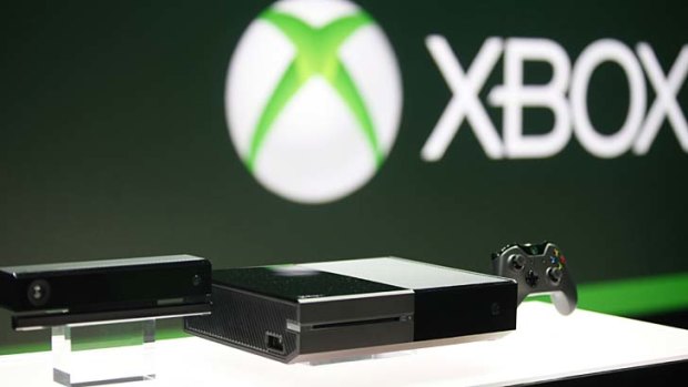 New tech: Xbox One with the new Kinect, left.