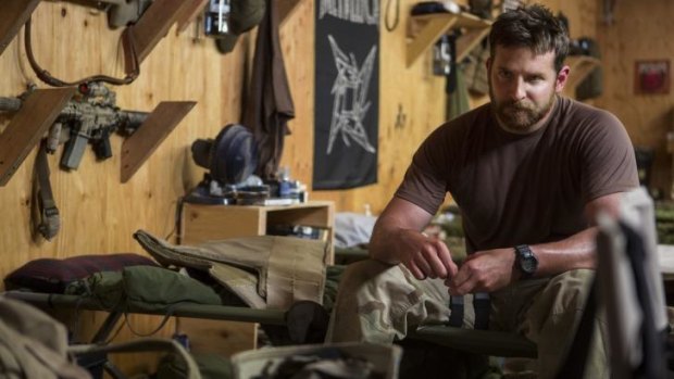 Drive: Bradley Cooper as US Navy SEAL Chris Kyle in <i>American Sniper</i>.
