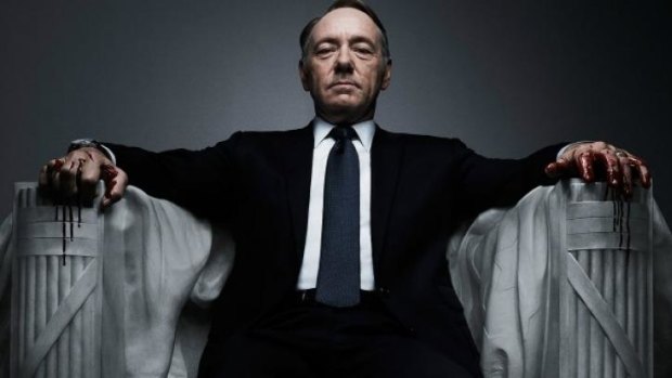 Fourth series: Kevin Spacey as politician Frank Underwood in <i>House of Cards</i>.