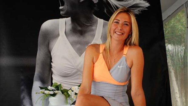 Maria Sharapova unveils her 2010 Australian Open attire.