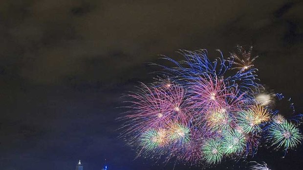 Hundreds of thousands of people are expected to watch the Australia Day Skyworks display and a big police presence will be on hand to keep the crowds in check.