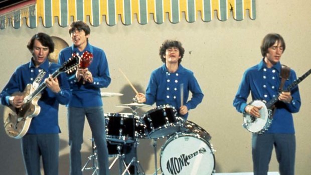 The Monkees ... from left, Michael Nesmith, Jones, Micky Dolenz and Peter Tork.